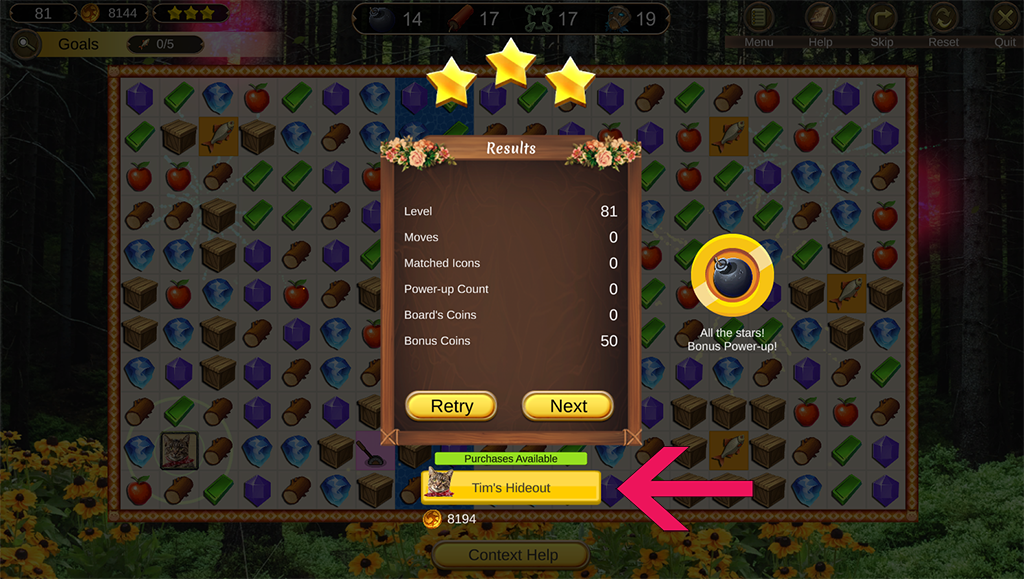 How to go to Tim's Hideout in Suddenly Meow 3